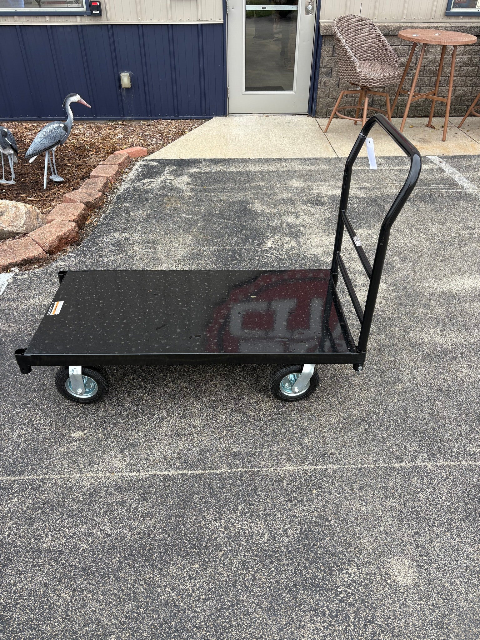 Brand new Ironton Metal Platform Cart, 1000-Lb. Capacity, 48in.L x 24in.W, 8in. Casters