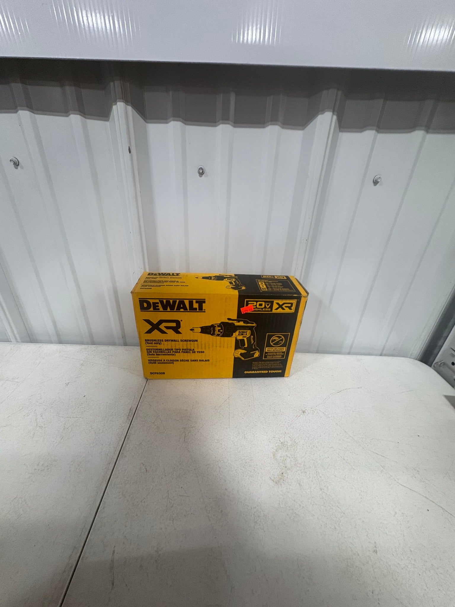 DEWALT XR 20V MAX Lithium-Ion Cordless Brushless Screw Gun (Tool Only)