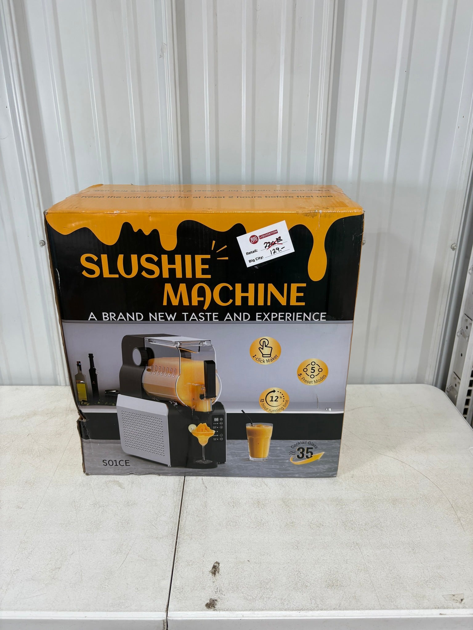 Brand new Hooure 88 oz. Slushie Snow Cone Machine with Self-Cleaning Function Technology