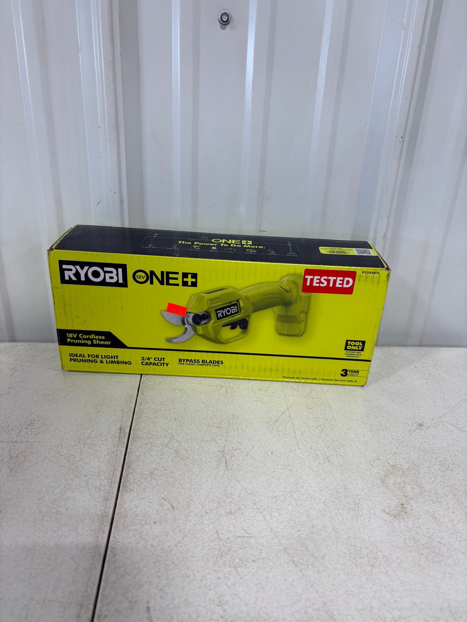 Brand new RYOBI ONE+ 18V Cordless Pruner (Tool Only)