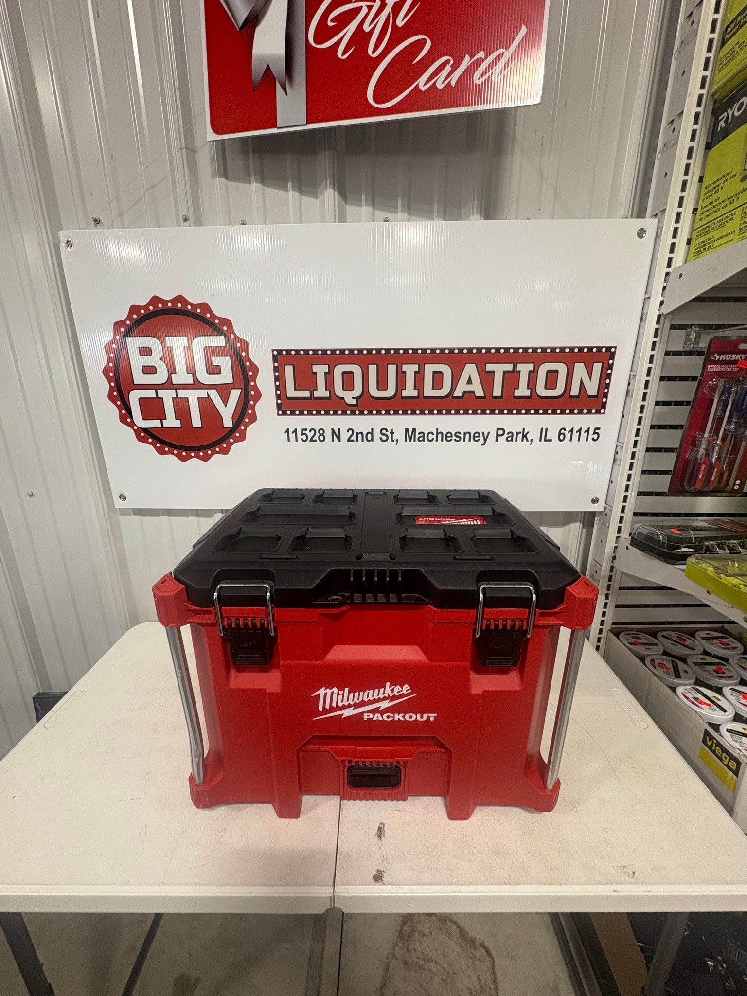 Milwaukee PACKOUT 22 in. Modular XL Tool Box Retail Price $129 Big City $79.99 Plus Sales Tax