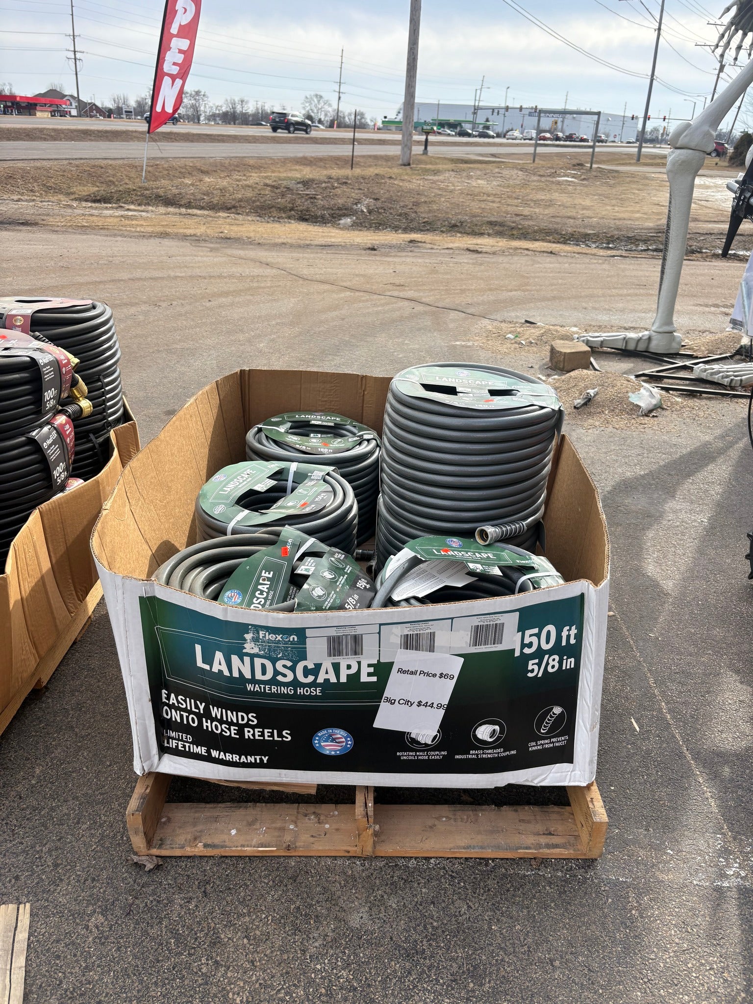 Brand new 150" Landscape Watering Hoses