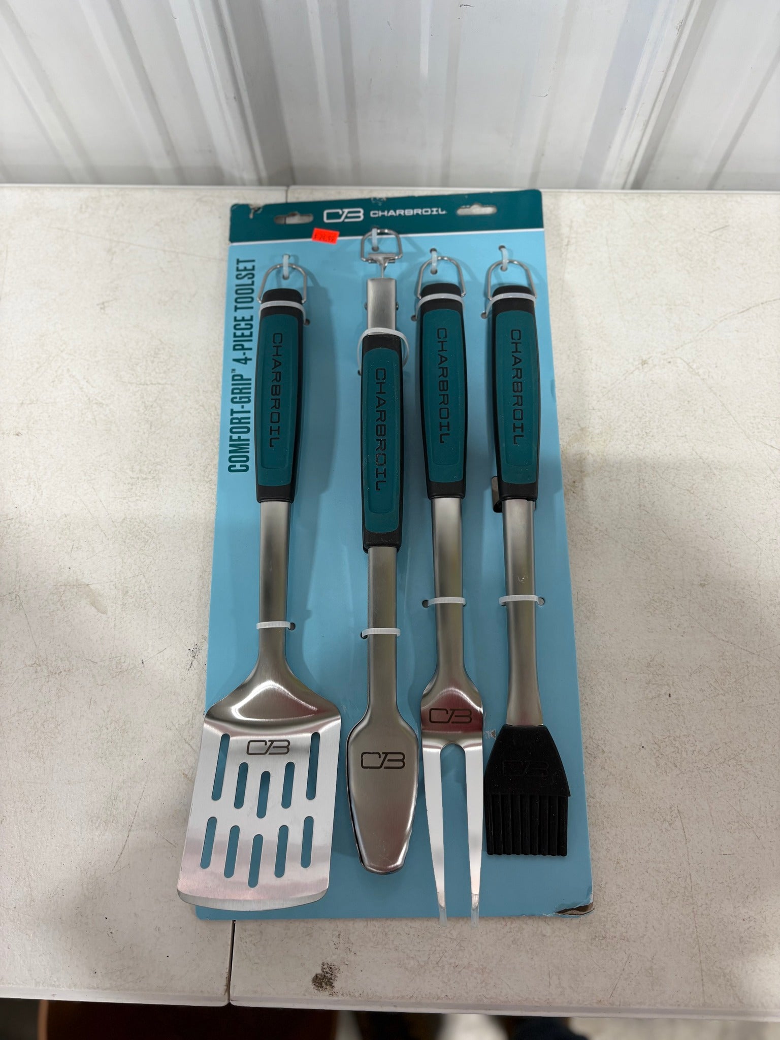 Brand new Char-Broil 4pc Comfort Grip Tool Heat-Resistant Grill Cookware Set