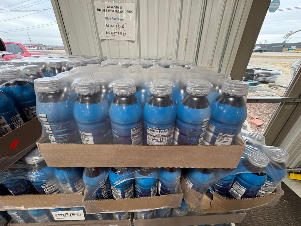 Brand new Infuse Blue Raspberry Hydration Drink 16.9oz.