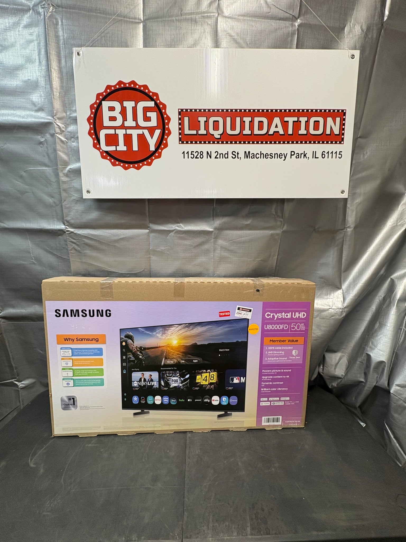 Brand new SAMSUNG 50" Class U8000F Series 4K Crystal UHD Smart TV