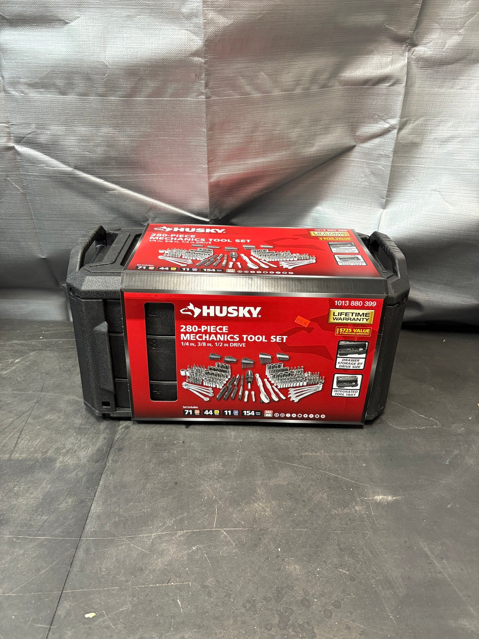 Brand new Husky 280-Piece SAE/Metric Mechanics Tool Set with Tool Box