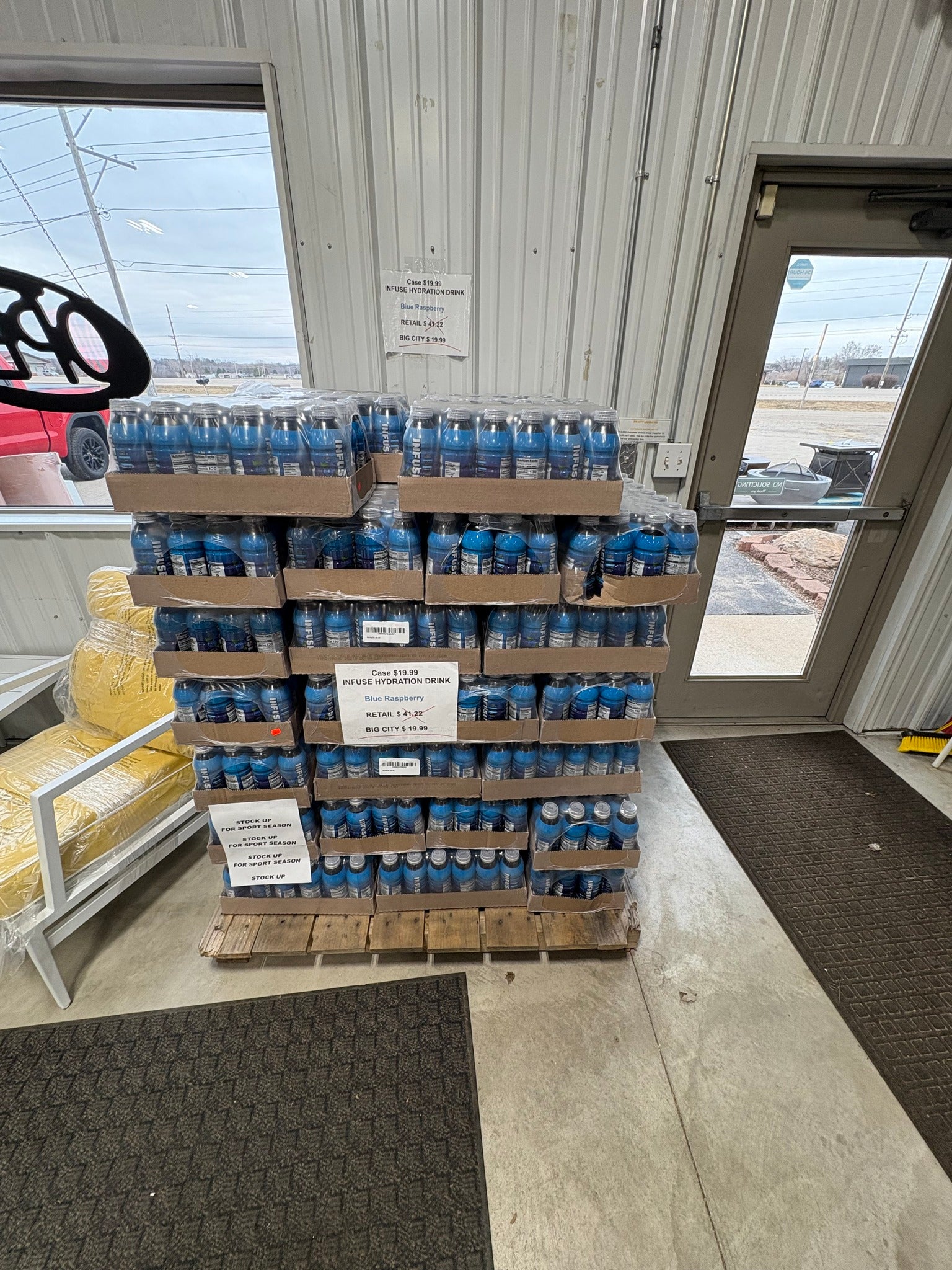 Brand new Infuse Blue Raspberry Hydration Drink 16.9oz.
