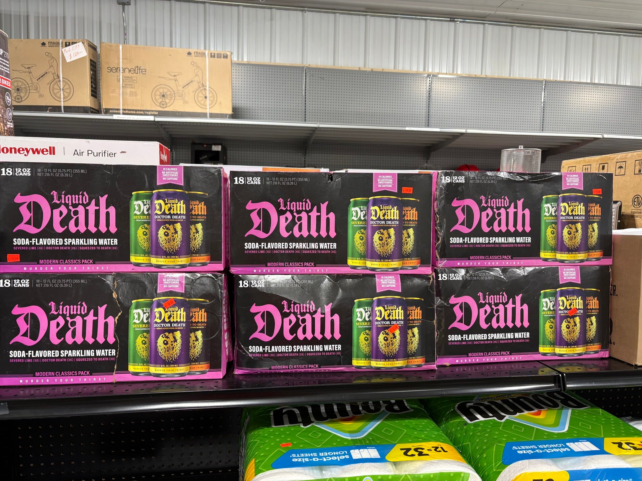 Liquid Death Soda Flavored Sparkling Water Variety Pack, 12 fl. oz., 18 pk.