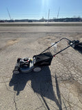 Murray 21 in. 140 cc Briggs and Stratton Walk Behind Gas Push Lawn Mower with Height Adjustment and with Mulch Bag.
