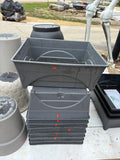 Brand new CITY PICKERS 20 in. x 24 in. Charcoal Resin Indoor/Outdoor City Picker Raised Bed Grow Box