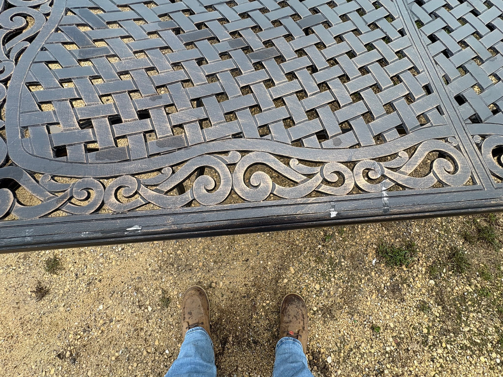 Brand new Metal Outdoor Dining Table