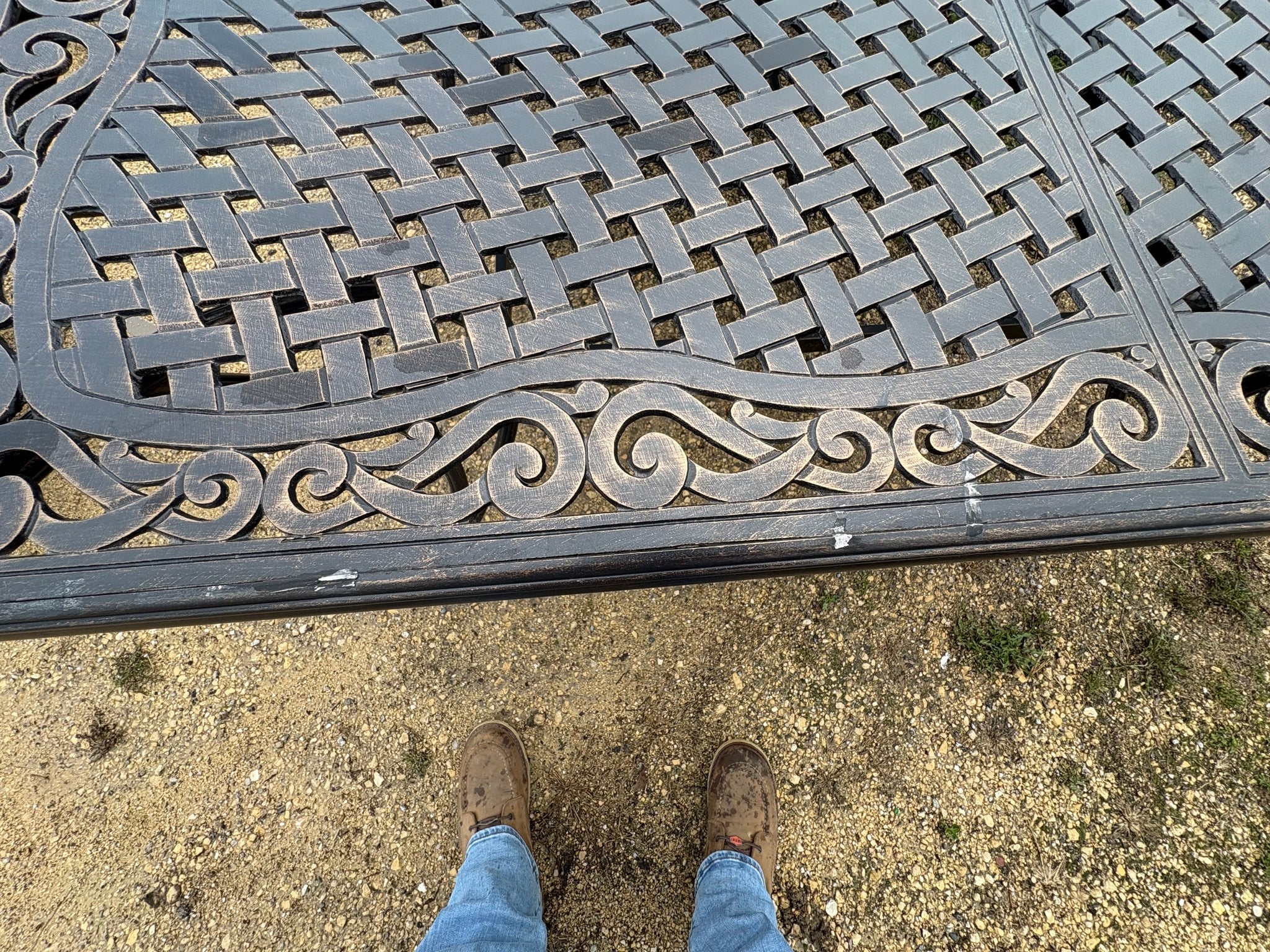Brand new Metal Outdoor Dining Table