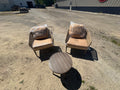 Brand new and assembled Coral Vista 3 Piece Bistro Set