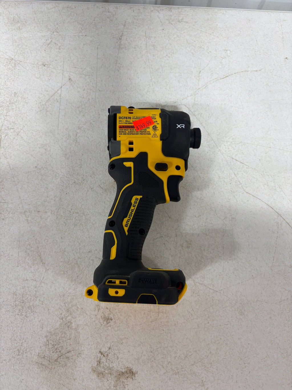 Brand new DEWALT 20V XR Brushless Cordless 1/4 in. Quiet Hydraulic Impact Driver (Tool-Only)