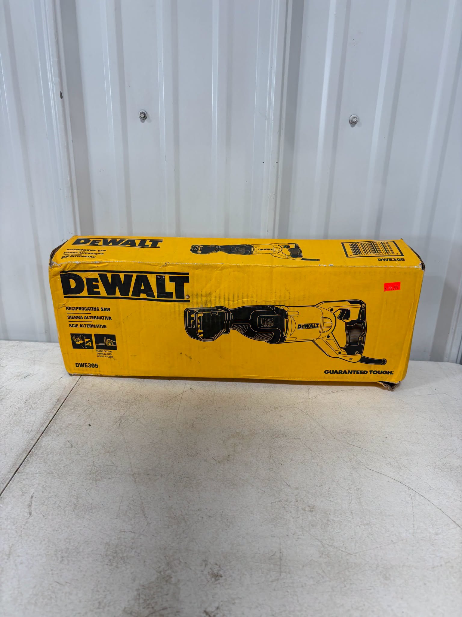 Brand new DEWALT 12 Amp Corded Variable Speed Reciprocating Saw