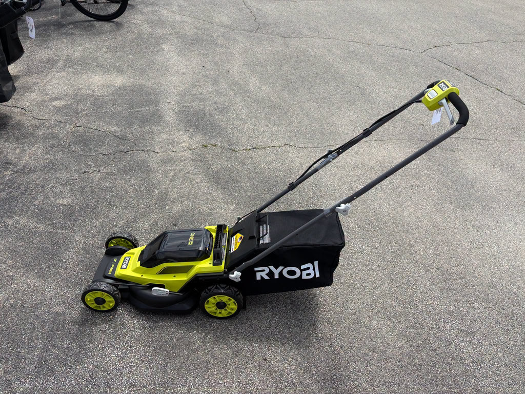 Brand new RYOBI ONE+ 18V 13 in. Cordless Battery Walk Behind Push Lawn Mower (Tool Only)
