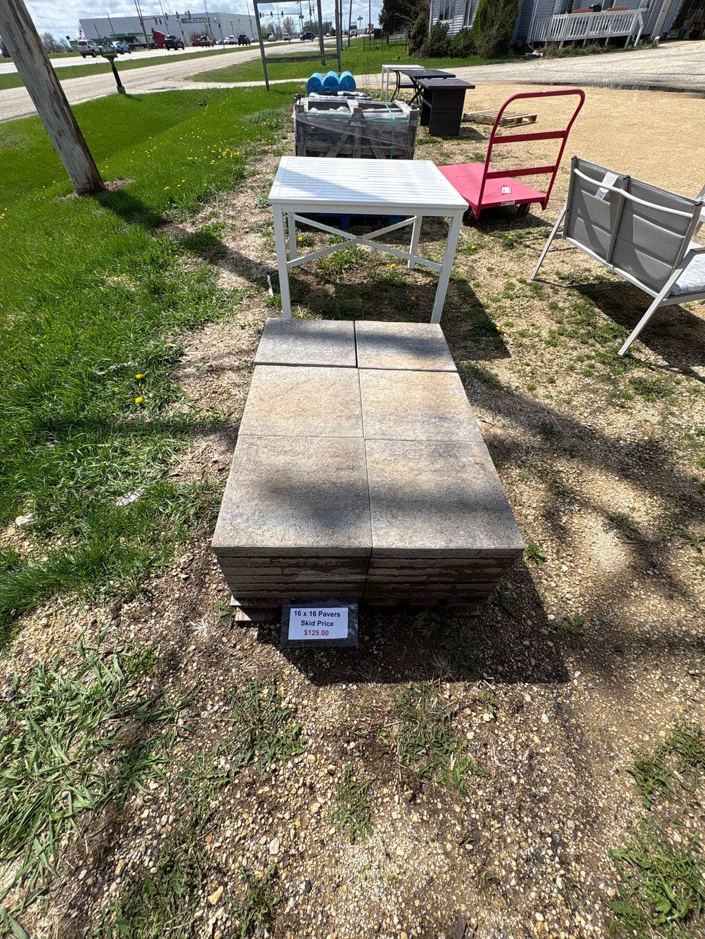 Brand new 16x16 Landscape Pavers, 36 Pavers on Skid