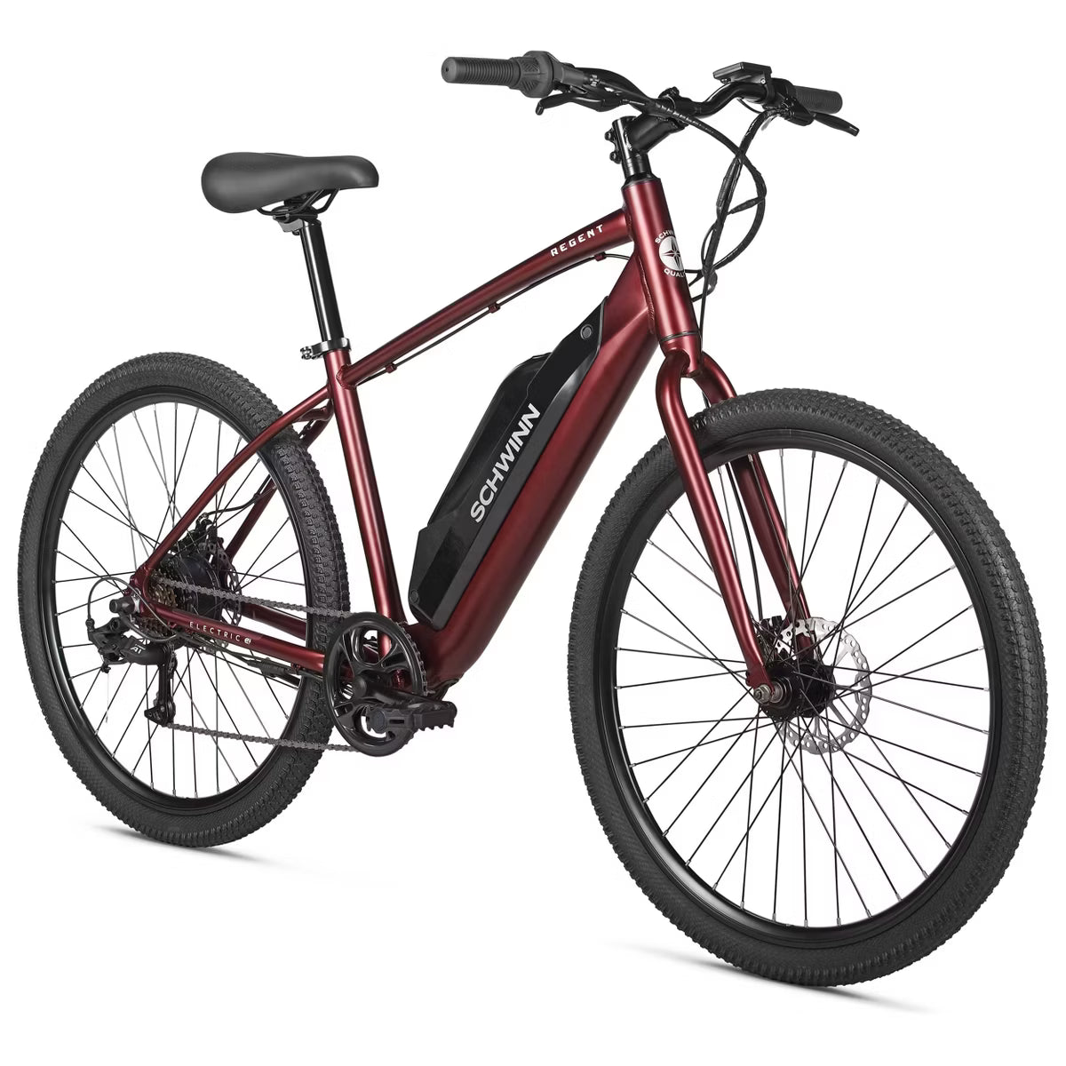 Brand new Schwinn Regent 27.5" Adult Hybrid Bike - Dark Red