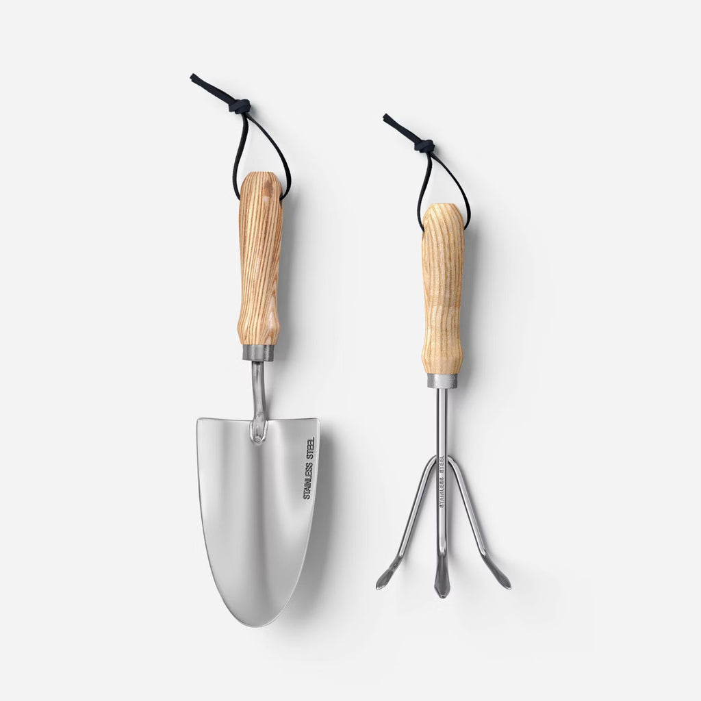 Brand new Threshold 2pc Plant Gardening Tool Set Stainless Steel Finish
