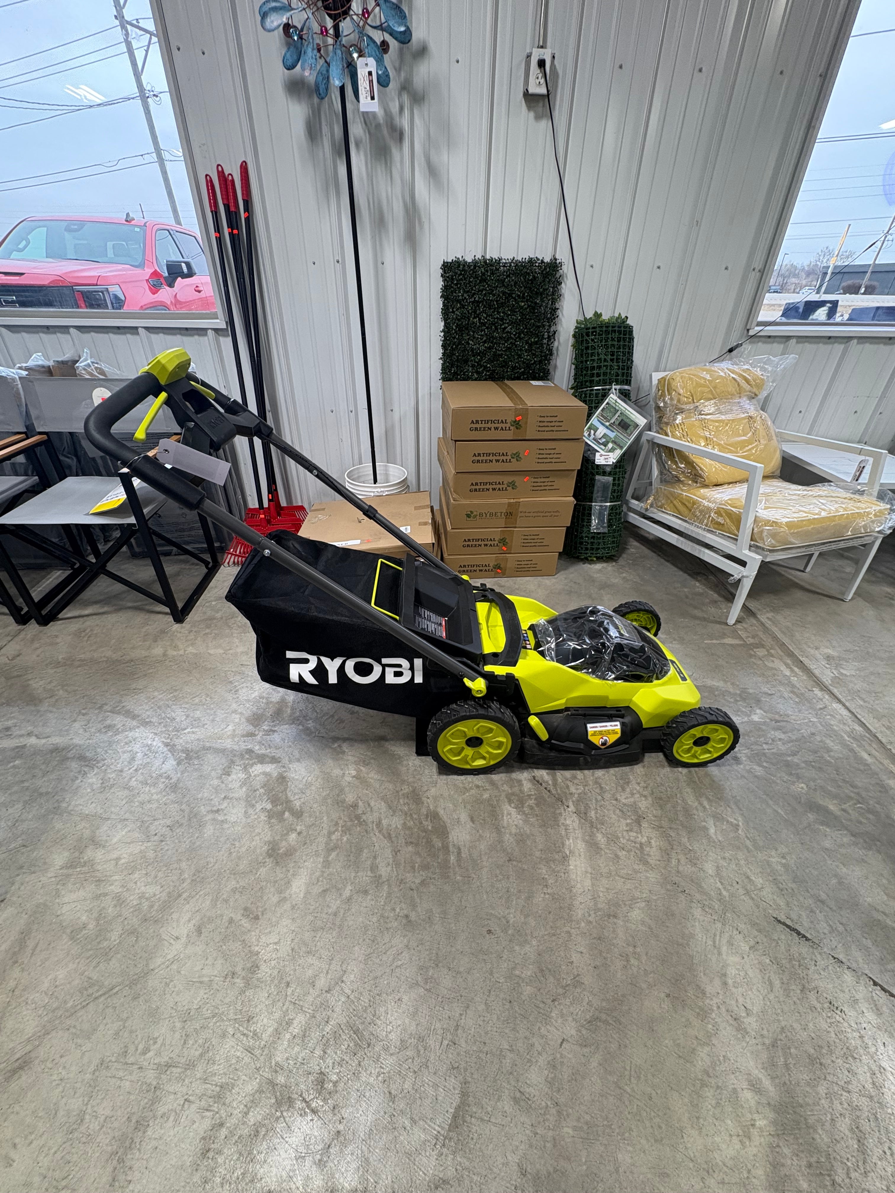 Brand new RYOBI 40V HP Brushless 20 in. Cordless Battery Walk Behind Push Lawn Mower with 6.0 Ah Battery and Charger