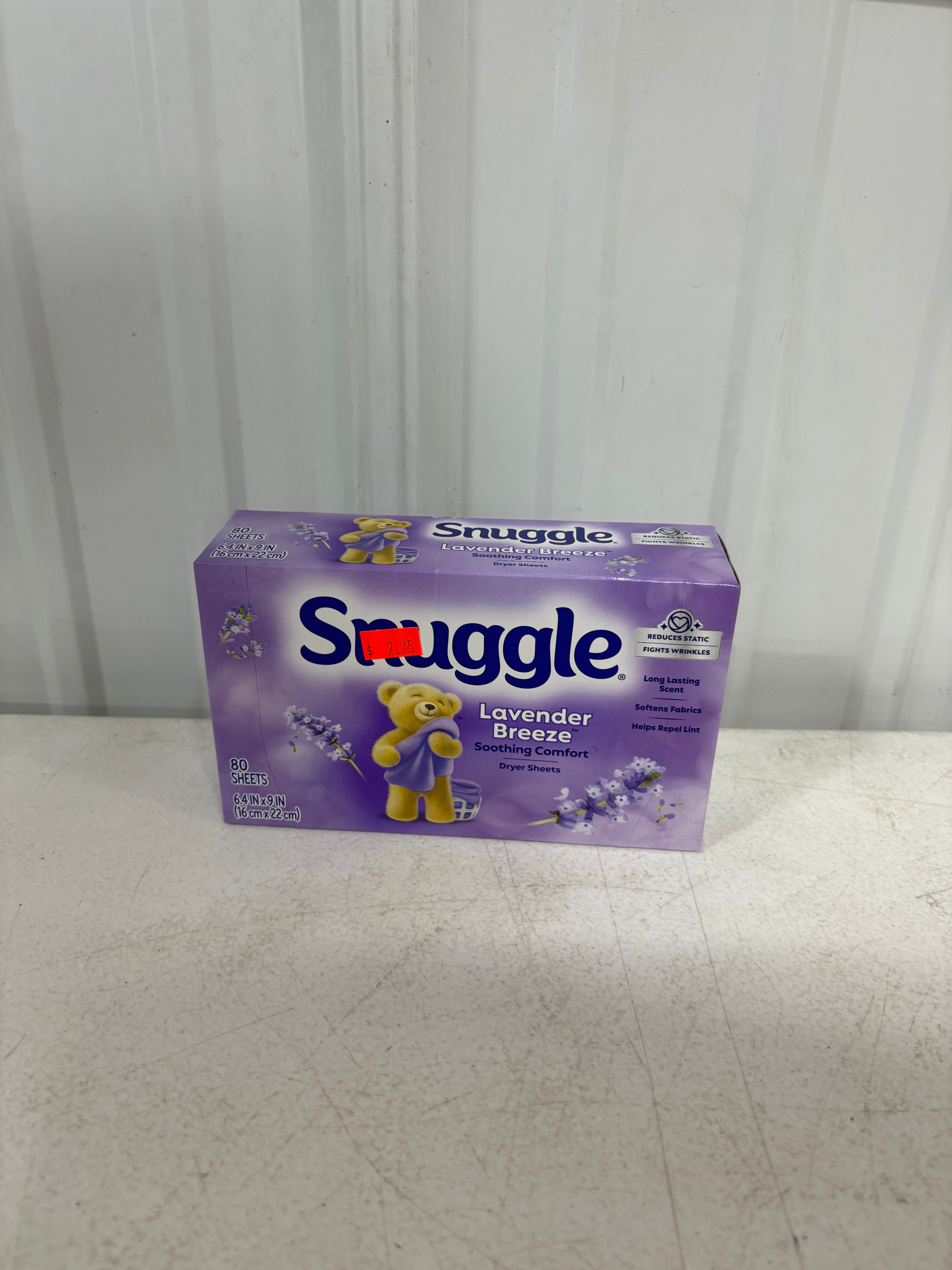 Snuggle Fabric Softener Dryer Sheets, Lavender & Vanilla Orchid, 80 Count