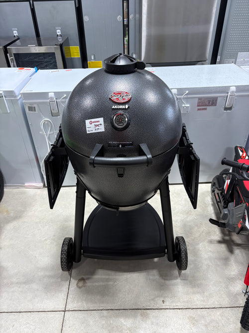 Brand new and fully assembled Char-Griller Akorn 20-inch Kamado Charcoal Grill in Black