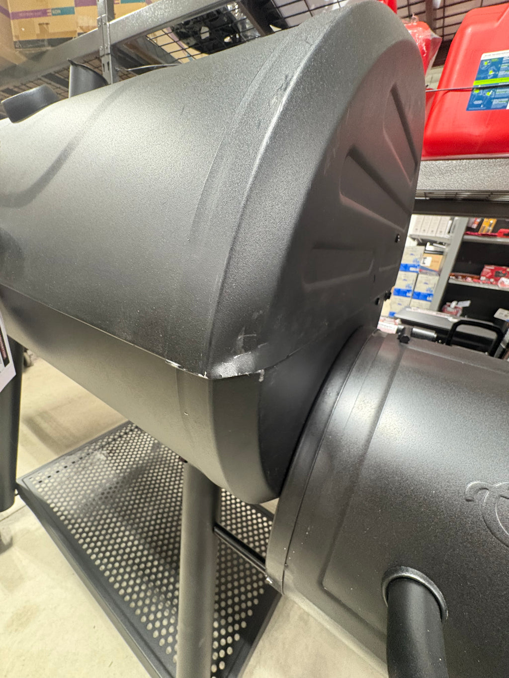 Brand new Char-Griller Smokin' Champ Charcoal Grill Offset Smoker in Black with Charcoal Tray and Dual Damper Controls
