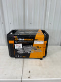 Brand new GEARWRENCH 243-Piece SAE/Metric Mechanics Tool Set with Tool Box. Right latch missing.
