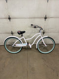 Schwinn Legacy Cruiser Bike, 24 Inch Wheel, Single Speed, White