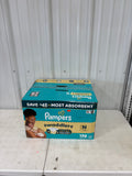 Brand new Pampers Swaddlers Ultra Diapers, Sizes Newborn-8 Our