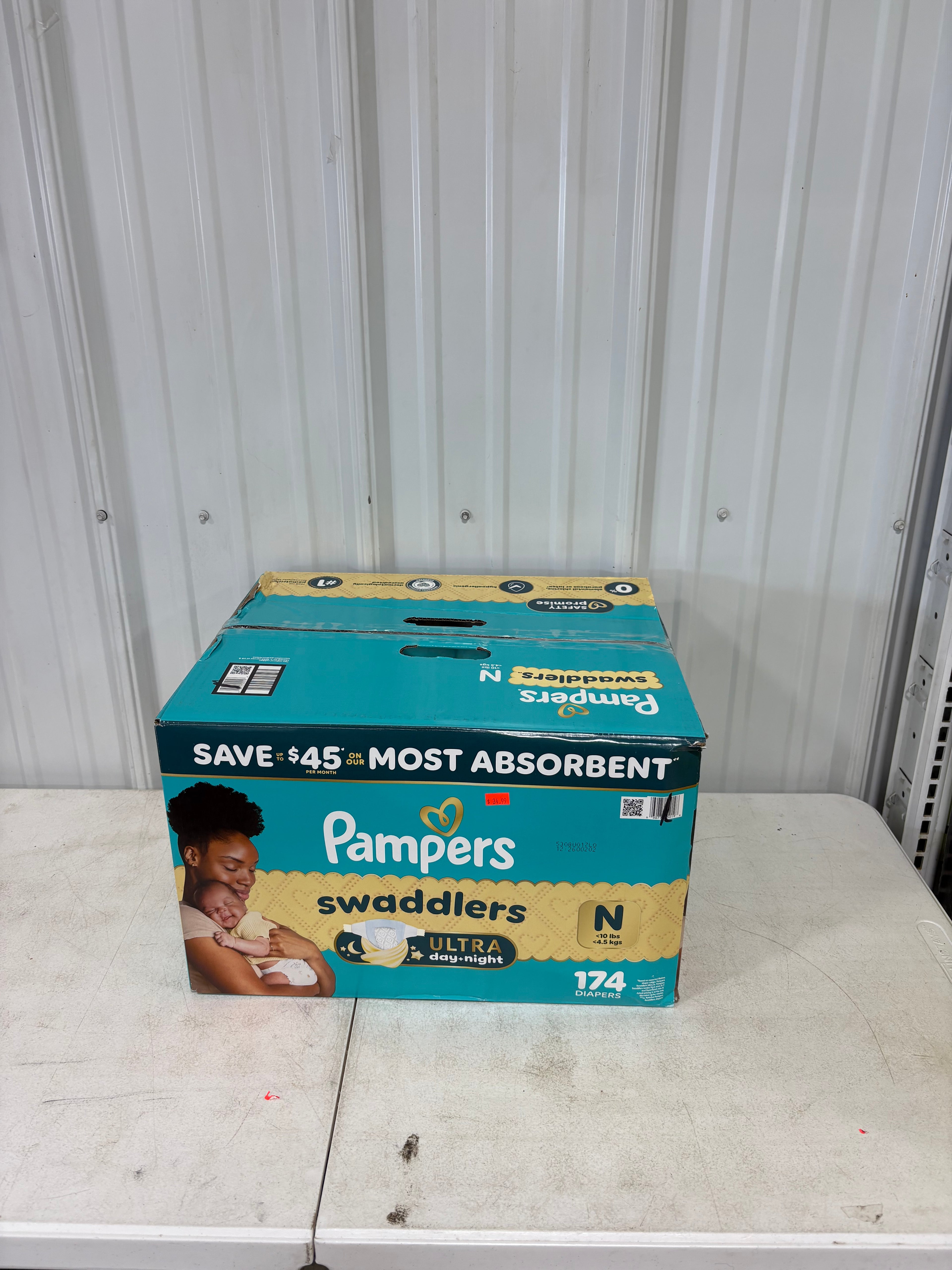 Brand new Pampers Swaddlers Ultra Diapers, Sizes Newborn-8 Our