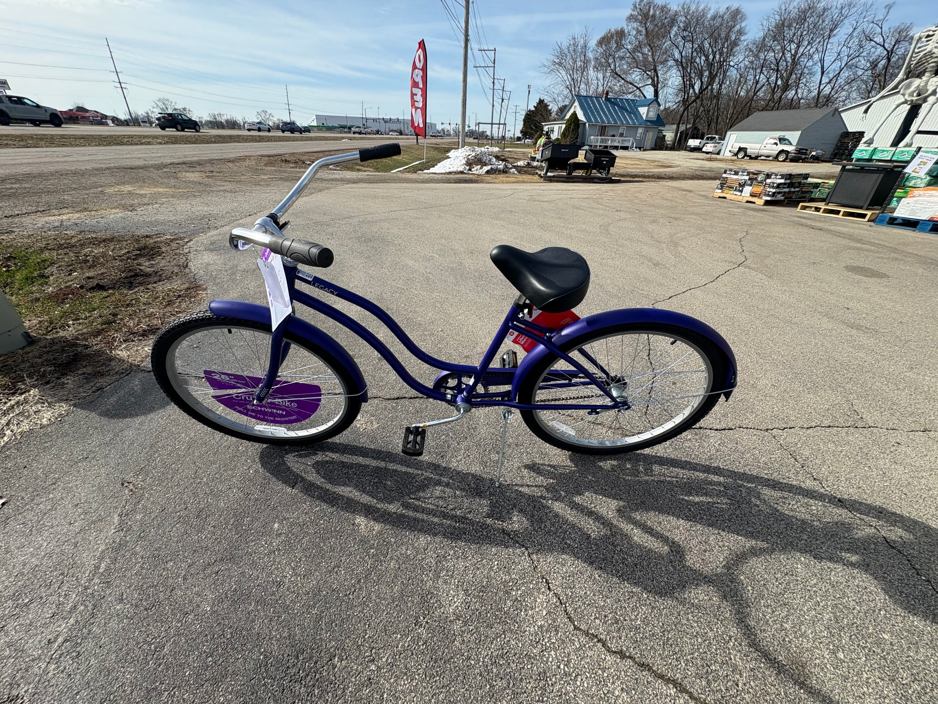 Brand new Schwinn Legacy 26" Women's Cruiser Bike, Purple