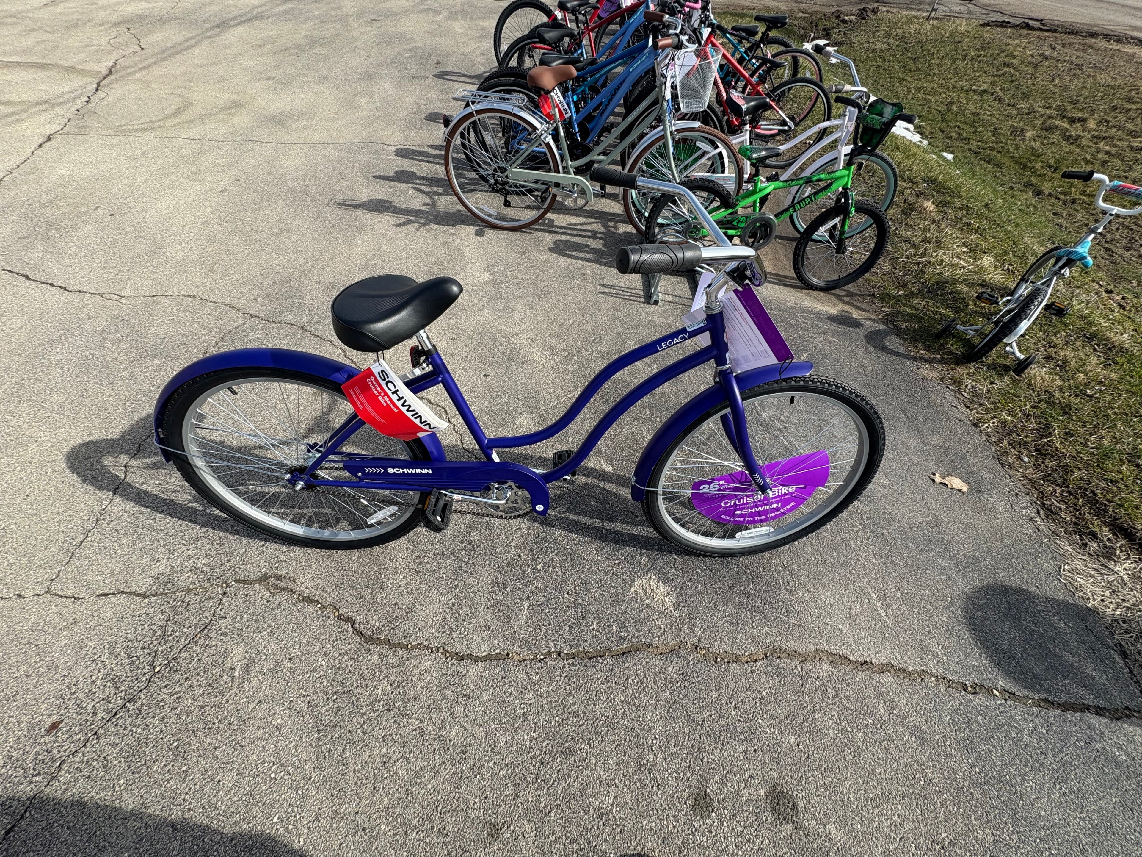Brand new Schwinn Legacy 26" Women's Cruiser Bike, Purple