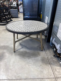 Brand new Hampton Bay Mix and Match Round Metal Outdoor Coffee Table with Ceramic Tile Top