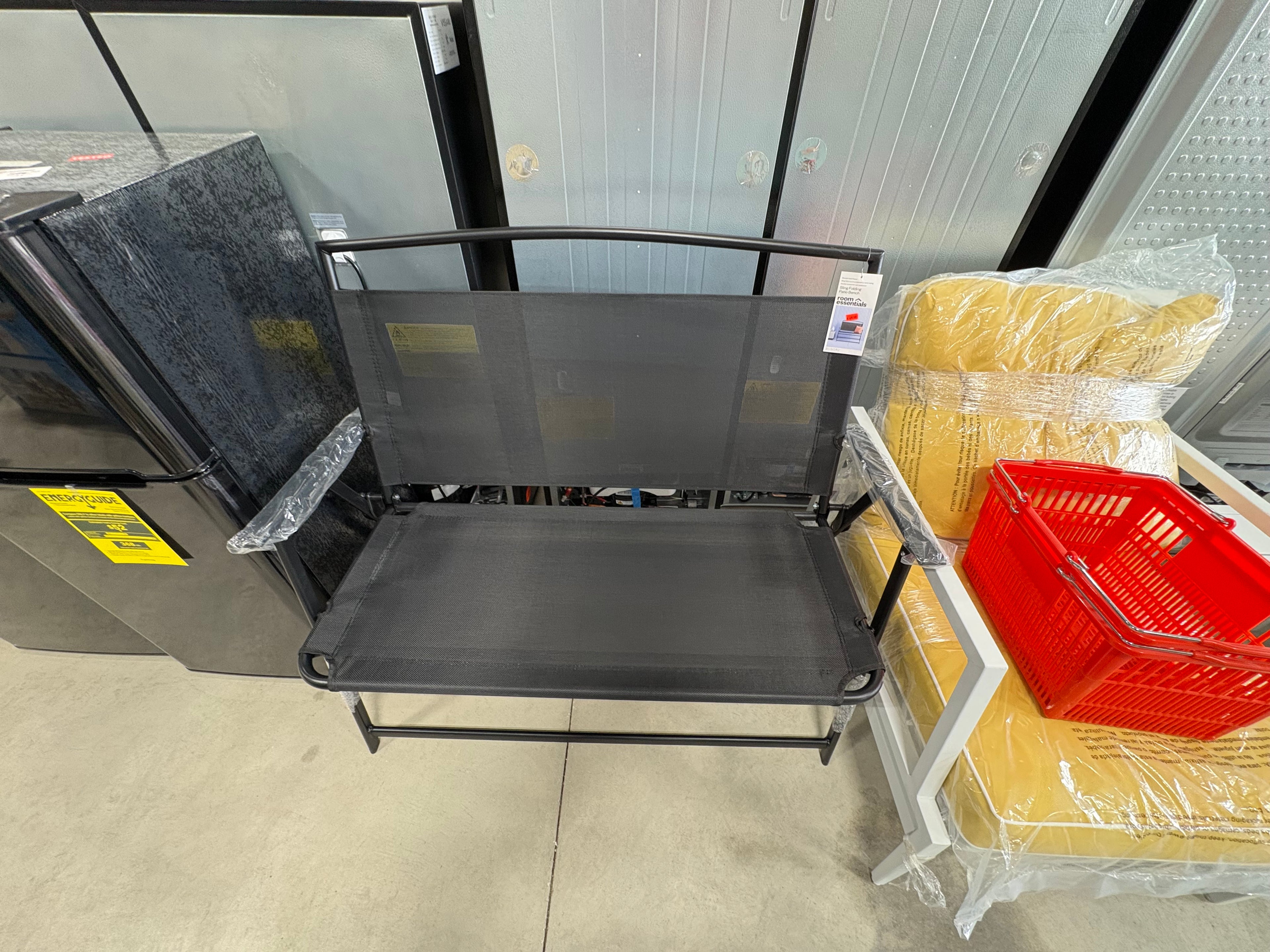 Brand new Room Essentials Sling Folding Patio Bench