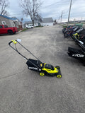 Brand new RYOBI ONE+ 18V 13 in. Cordless Battery Walk Behind Push Lawn Mower with 4.0 Ah Battery and Charger