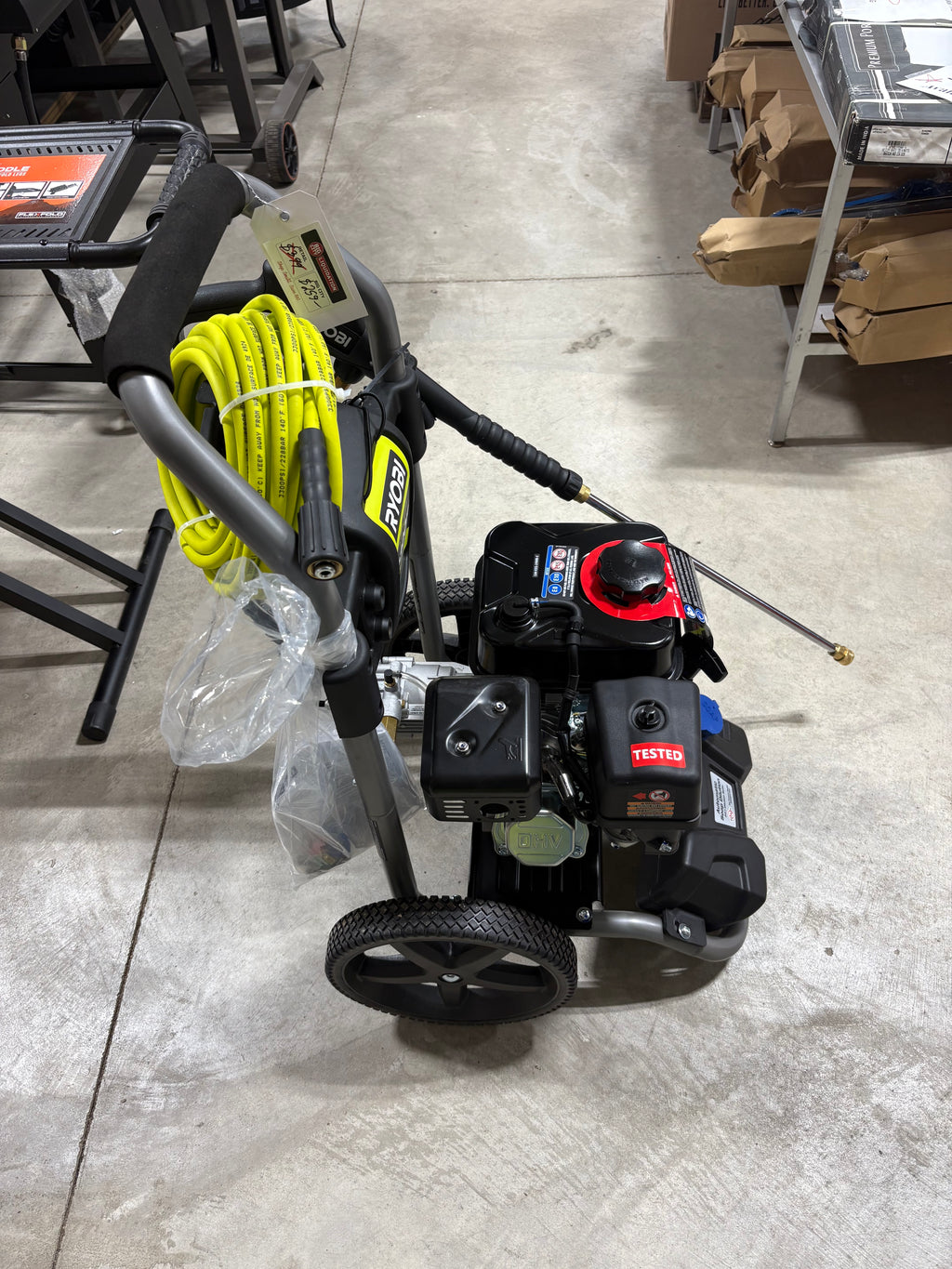 Brand new RYOBI 3300 PSI 2.4 GPM Cold Water Gas Pressure Washer with 212cc Engine