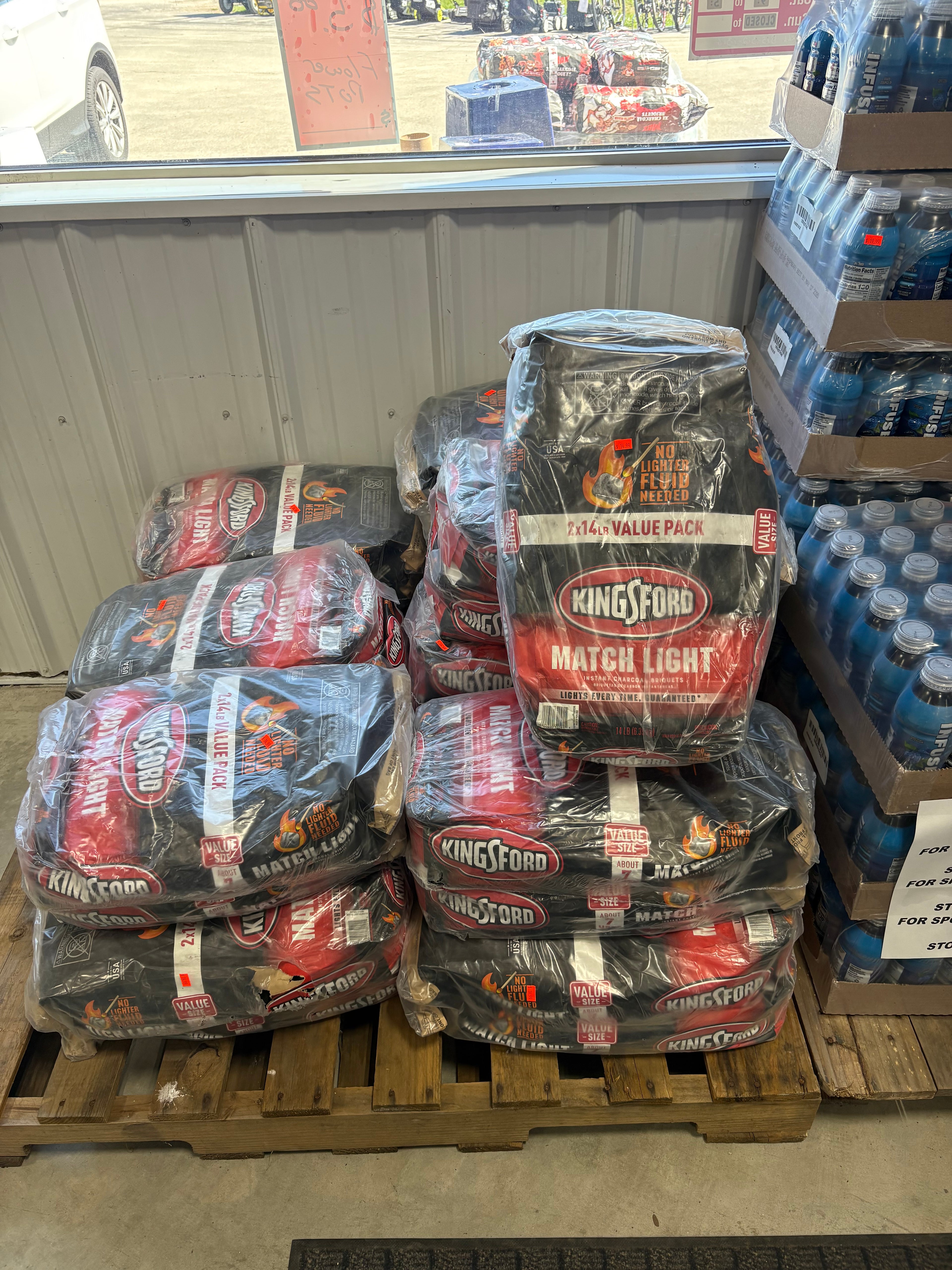 Brand new Kingsford 14 lbs. Match Light Instant BBQ Smoker Charcoal Grilling Briquettes (2-Pack)
