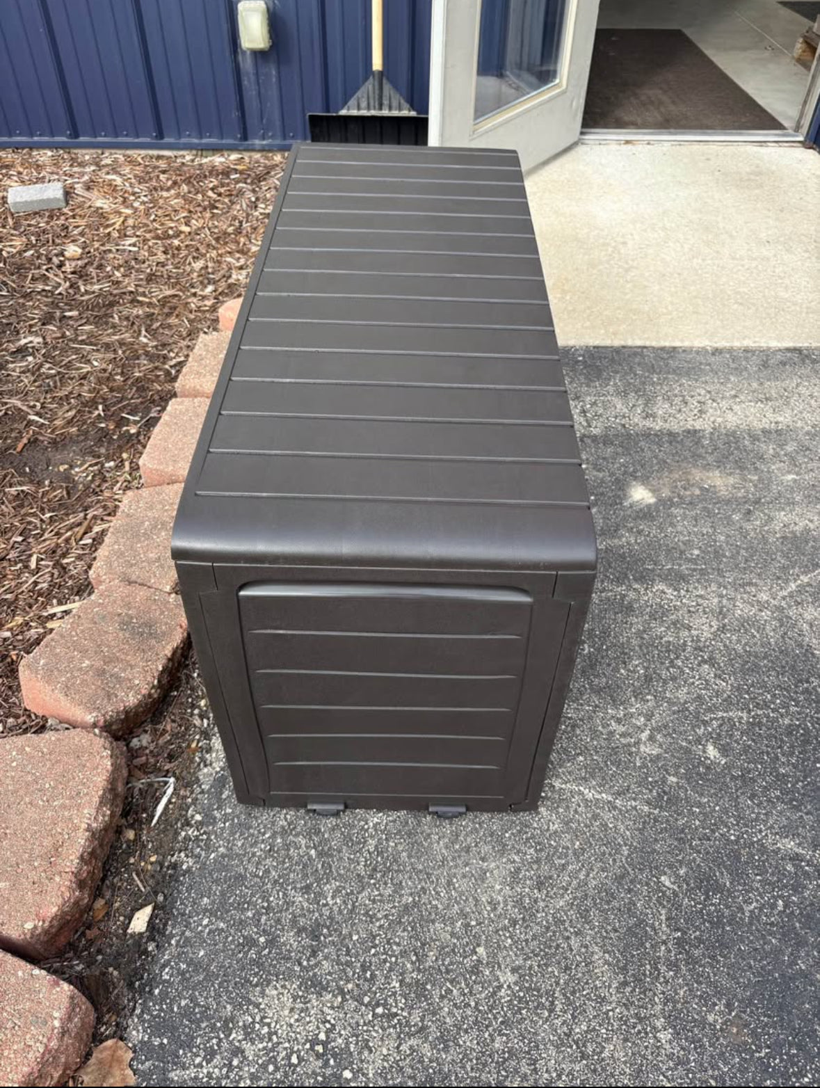 Brand new Keter Marvel 71 Gallon Deck Box - Brown