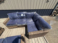 Brand new and Fully Assembled Laguna Point Natural 4 PC Wicker Outdoor Sectional