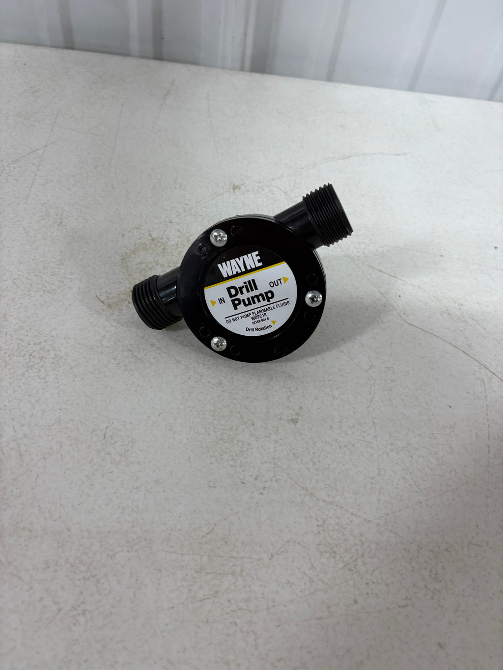 Wayne WDP21S Light Duty Drill Pump with Suction & Discharge, 3/4"