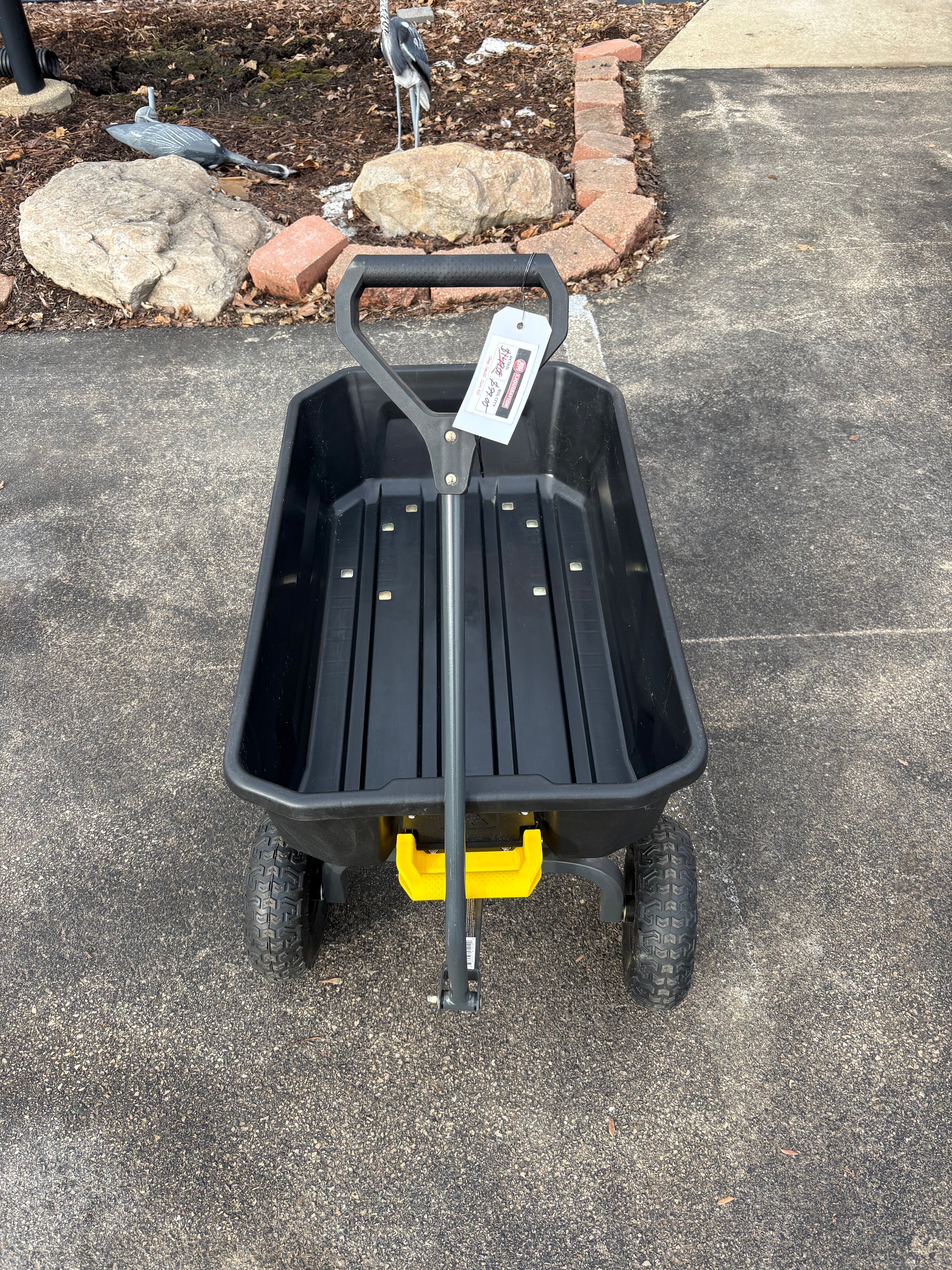 Brand new and Fully Assembled GORILLA CARTS 4 cu. ft. Patented Poly Dumping Garden Cart, 600 lbs. Capacity