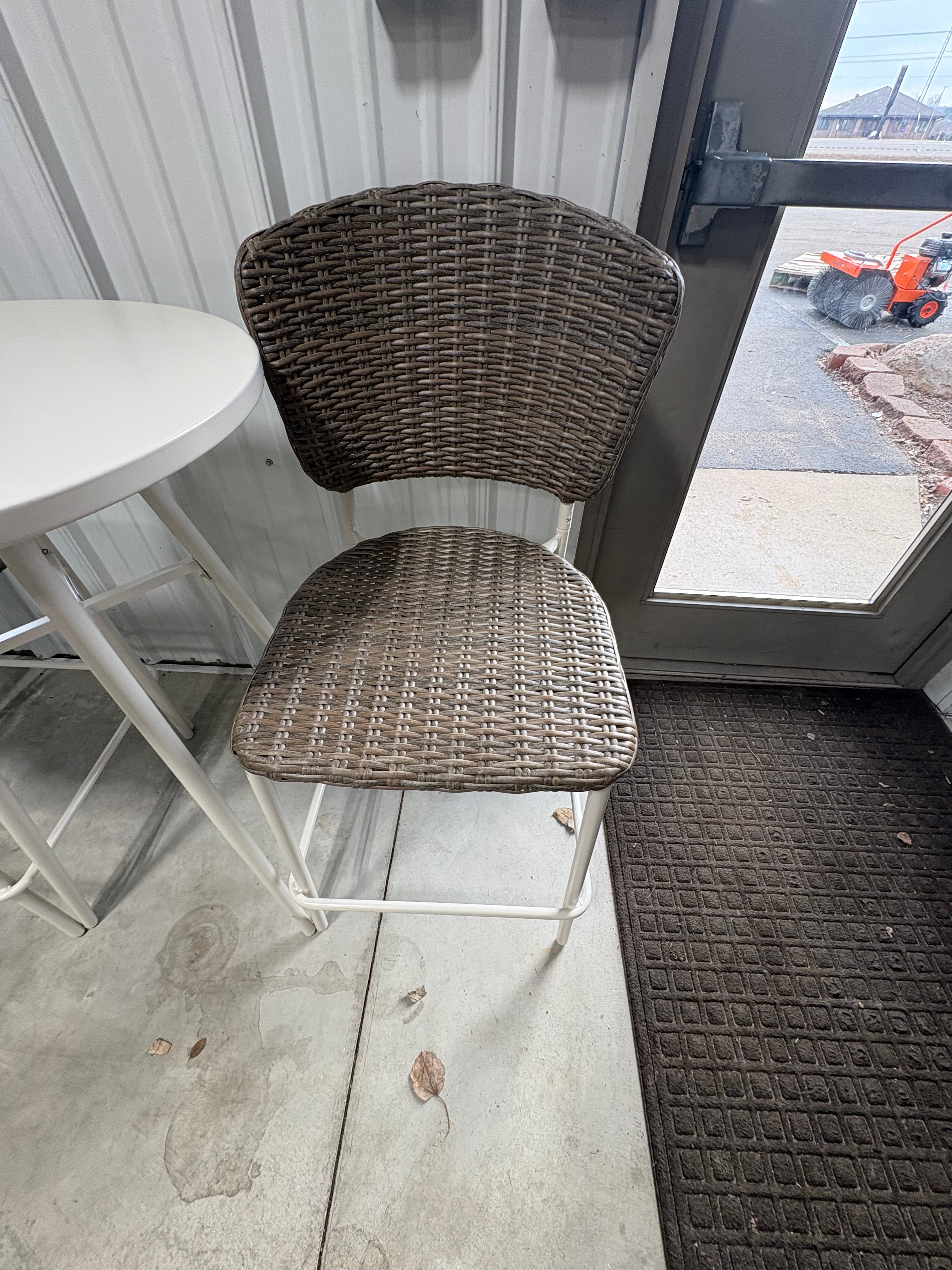 Brand new Style Well Barwick 3-Piece Woven Counter Height Bistro Set