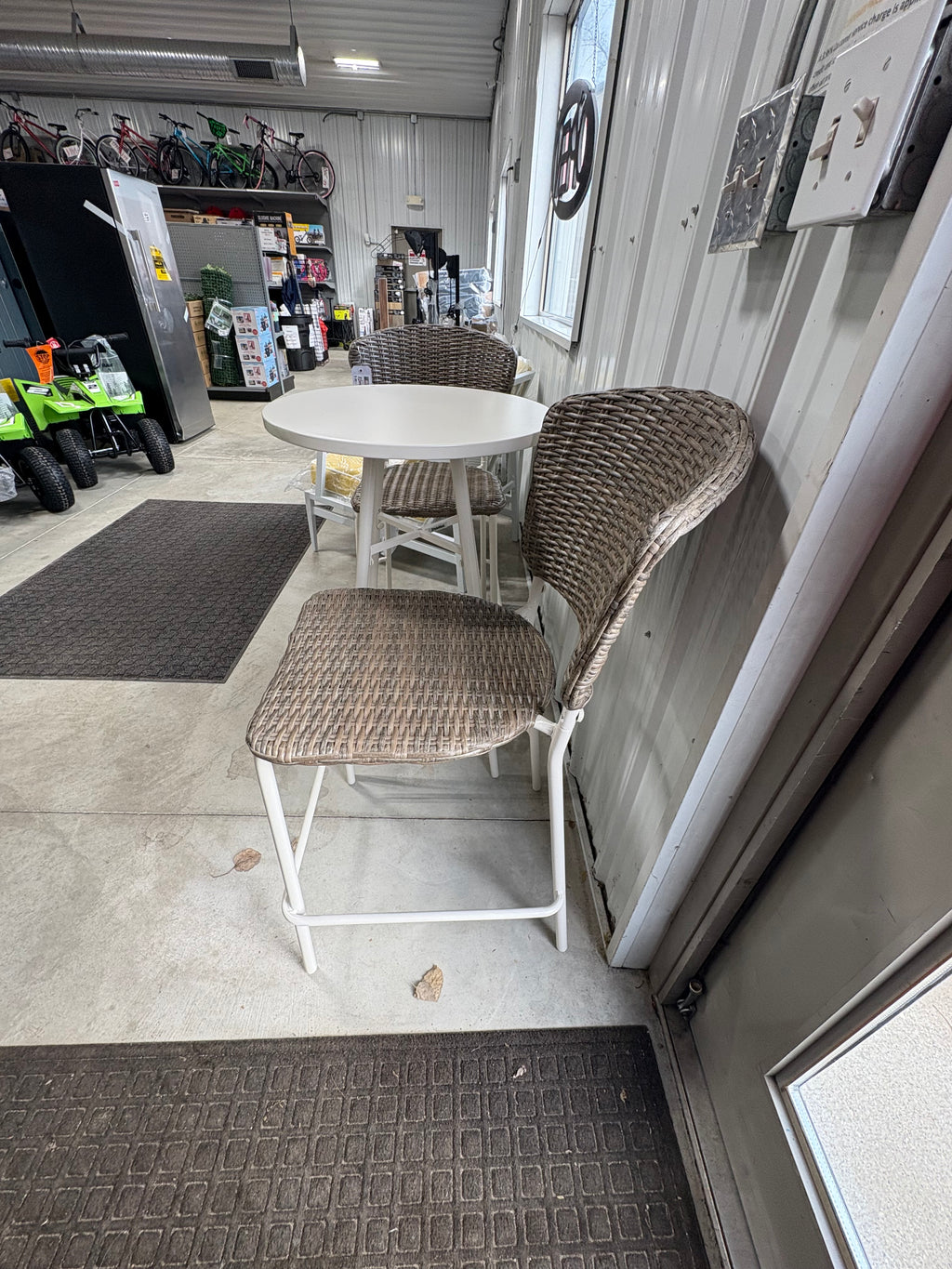 Brand new Style Well Barwick 3-Piece Woven Counter Height Bistro Set