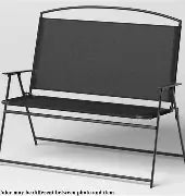 Brand new Room Essentials Sling Folding Patio Bench