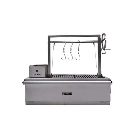 Brand new PROKAn 36 in. Infinity Portable Argentine Charcoal and Wood Built-In Grill in Stainless Steel