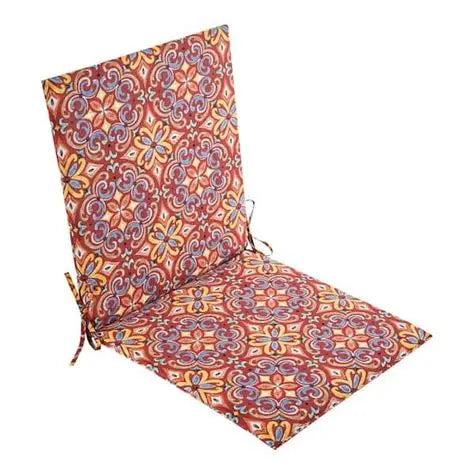 Brand new StyleWell Universal 19.5 in. x 19.5 in. One Piece Outdoor Sling Chair Cushion in Crawford Medallion