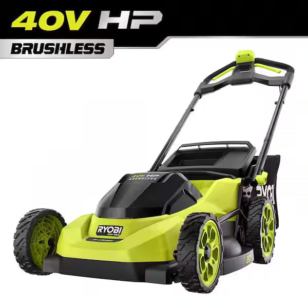 Brand new RYOBI 40V HP Brushless 20 in. Cordless Battery Walk Behind Push Lawn Mower with 6.0 Ah Battery and Charger