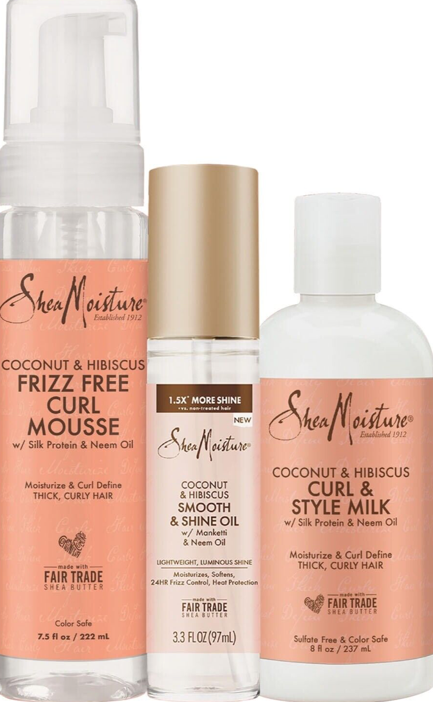 Brand new Shea Moisture - 3 Pack Styling Set