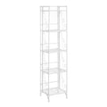 Brand new Convenience Concepts Xtra Storage 13 in. W 5 Tier Folding Metal Shelf with Scroll Design